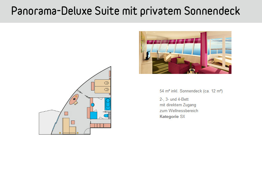 Panorama Deluxe Suite - Grundriss