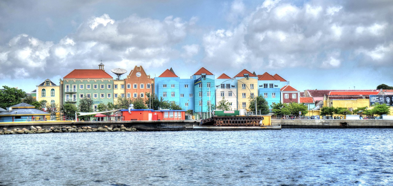 Willemstad: Willemstad, Curacao in der Karibik auf den niederländischen Antillen