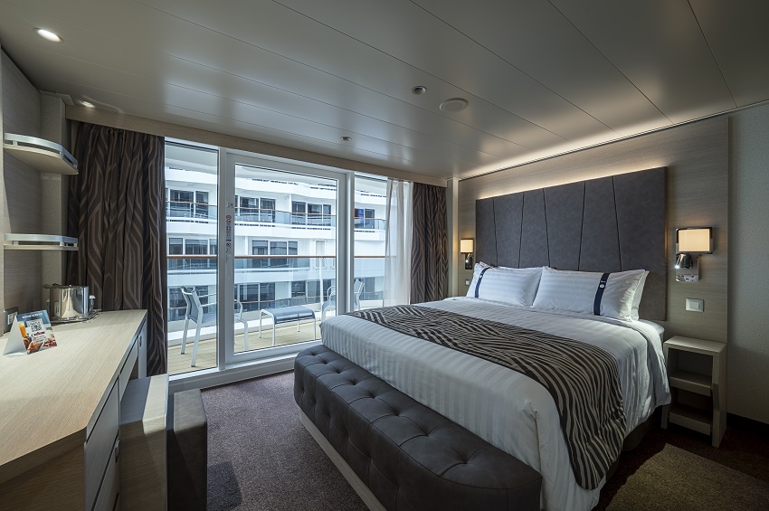 MSC World Europa I Deluxe Balkonkabine mit Promenadenblick