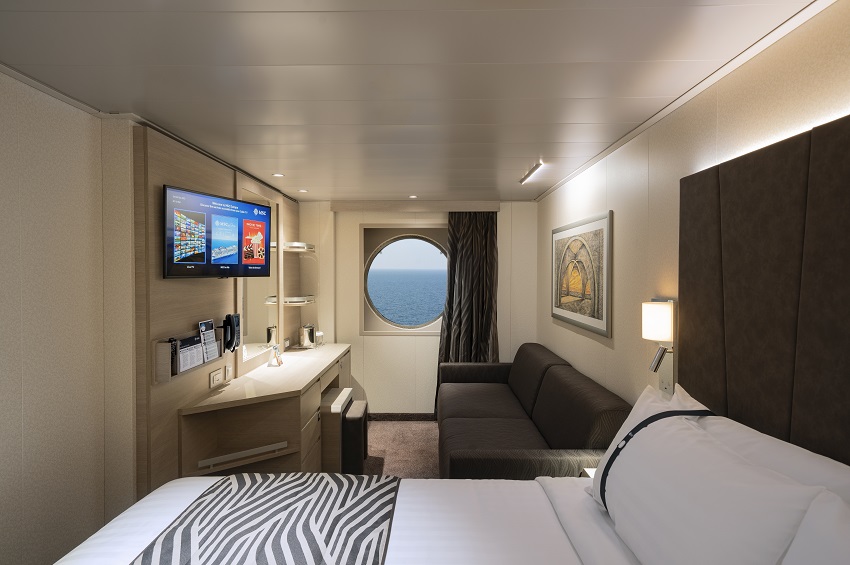 MSC World Europa I Deluxe Kabine mit Meerblick