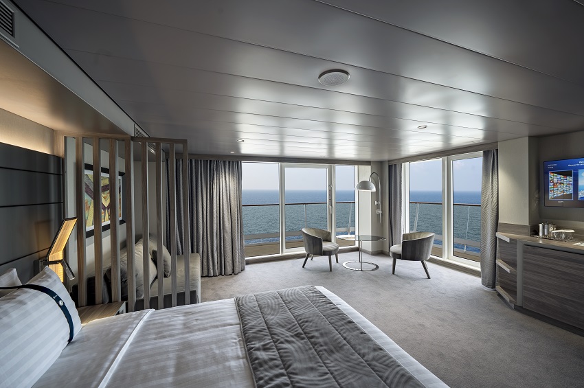 MSC World Europa I Grand Suite Aurea mit Terrasse