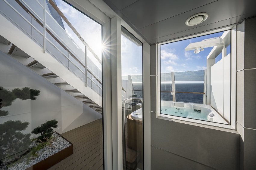 MSC World America I MSC Yacht Club Duplex Suite mit Whirlpool