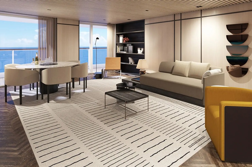 Norwegian Aqua I The Haven Premier Owner's Suite mit großem Balkon 