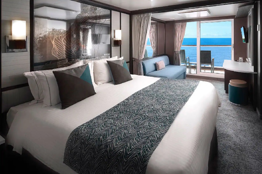 Norwegian Jewel I Club Balcony Suite mit Balkon, Heck