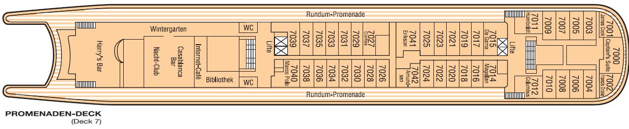 Aktueller Deckplan Der Ms Albatros