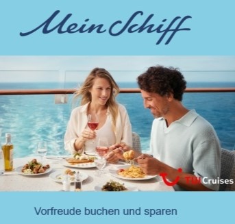 Mein Schiff Fruehbucher Paar Start 