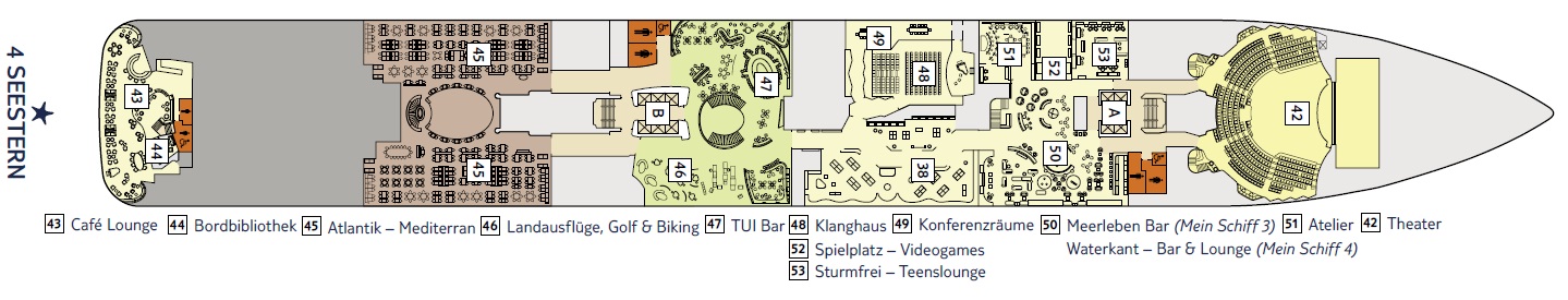 Aktueller Deckplan Der Mein Schiff 3