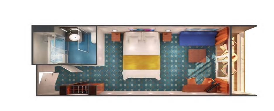 Norwegian Jewel Mini Suite Floor Plan | Viewfloor.co