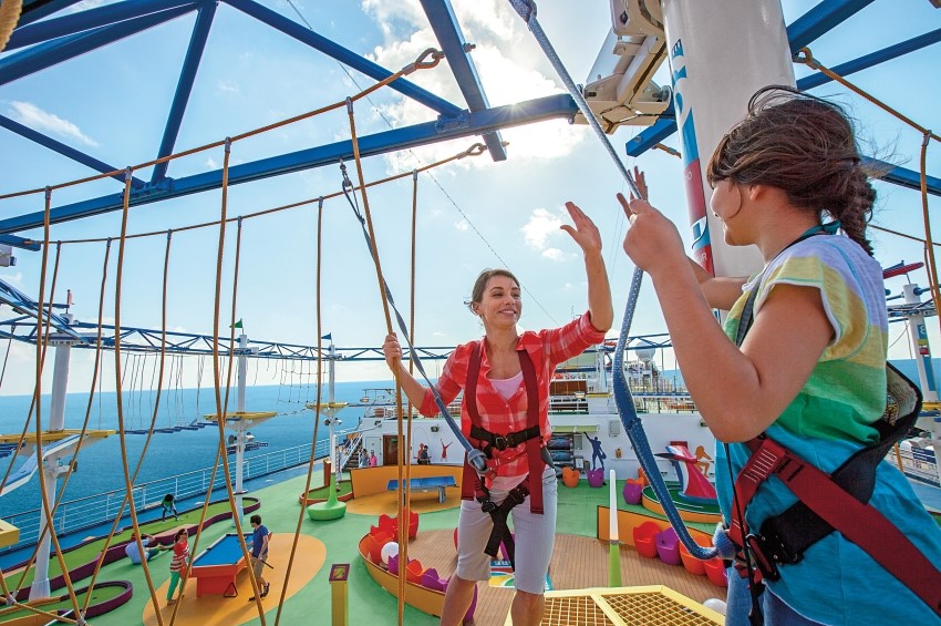 Carnival Breeze I Kletterpark Sky Course