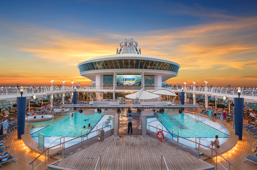 Adventure of the Seas I Pool Deck