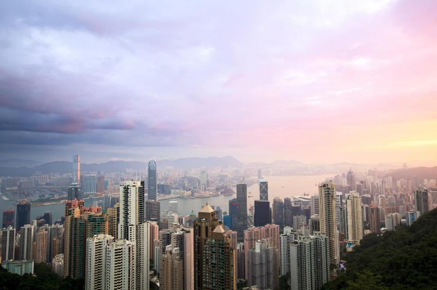 Skyline in Hong Kong