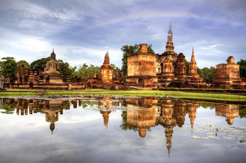 Sukhothai Tempel in Thailand