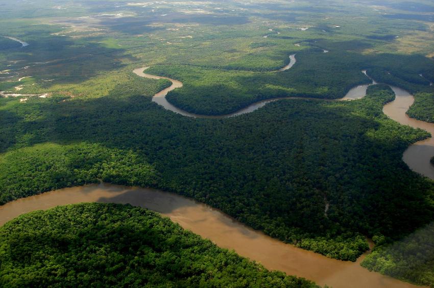 Südamerika, Blick über den Amazonas