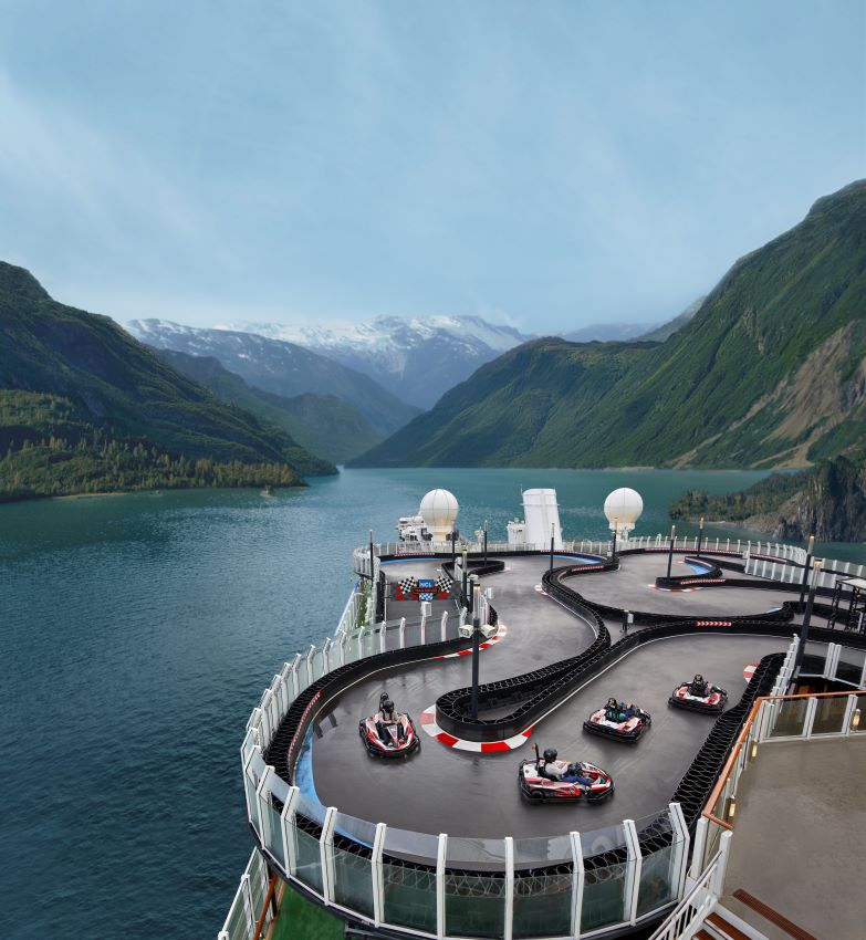 Norwegian Bliss GO Kart Bahn