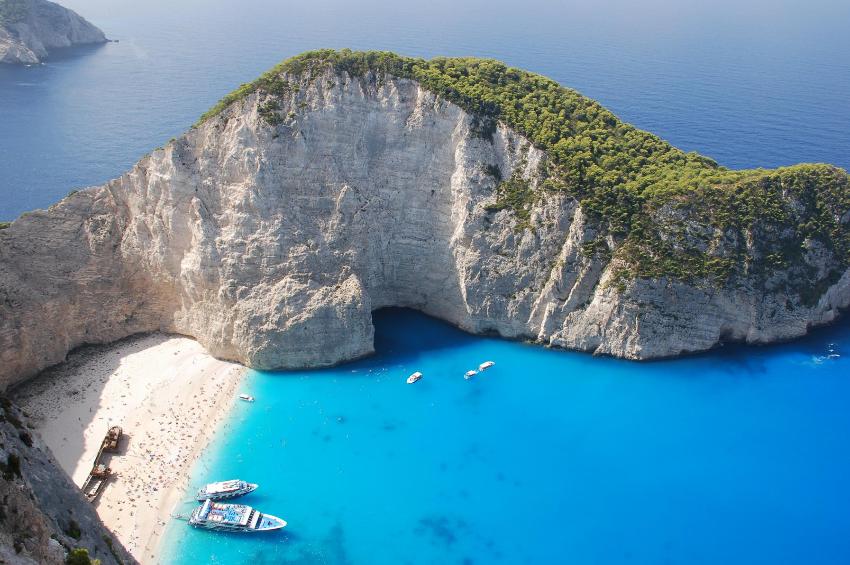 Zakynthos, traumhafte Badebucht 